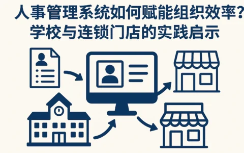 人事管理系统如何赋能组织效率？学校与连锁门店的实践启示