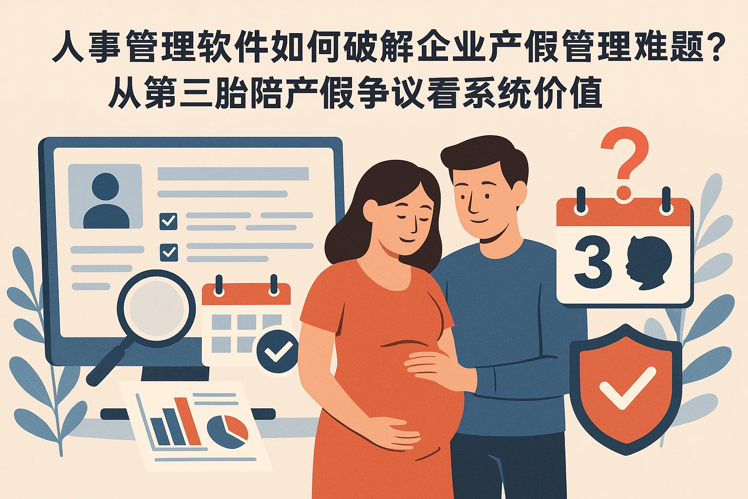 人事管理软件如何破解企业产假管理难题？从第三胎陪产假争议看系统价值