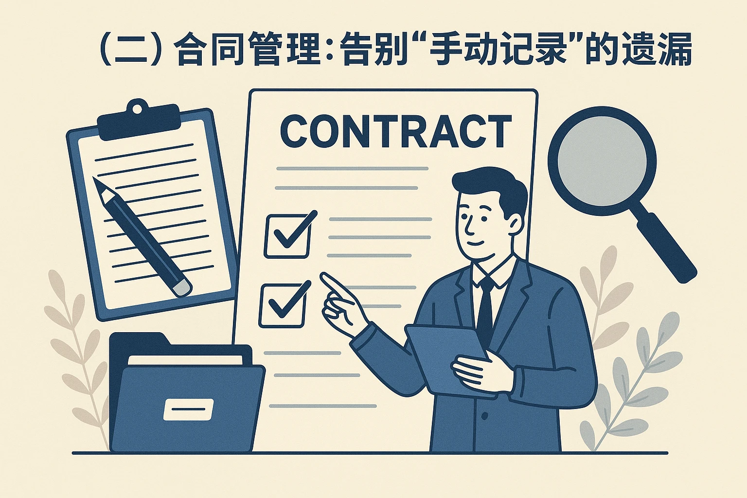 （二）合同管理：告别“手动记录”的遗漏