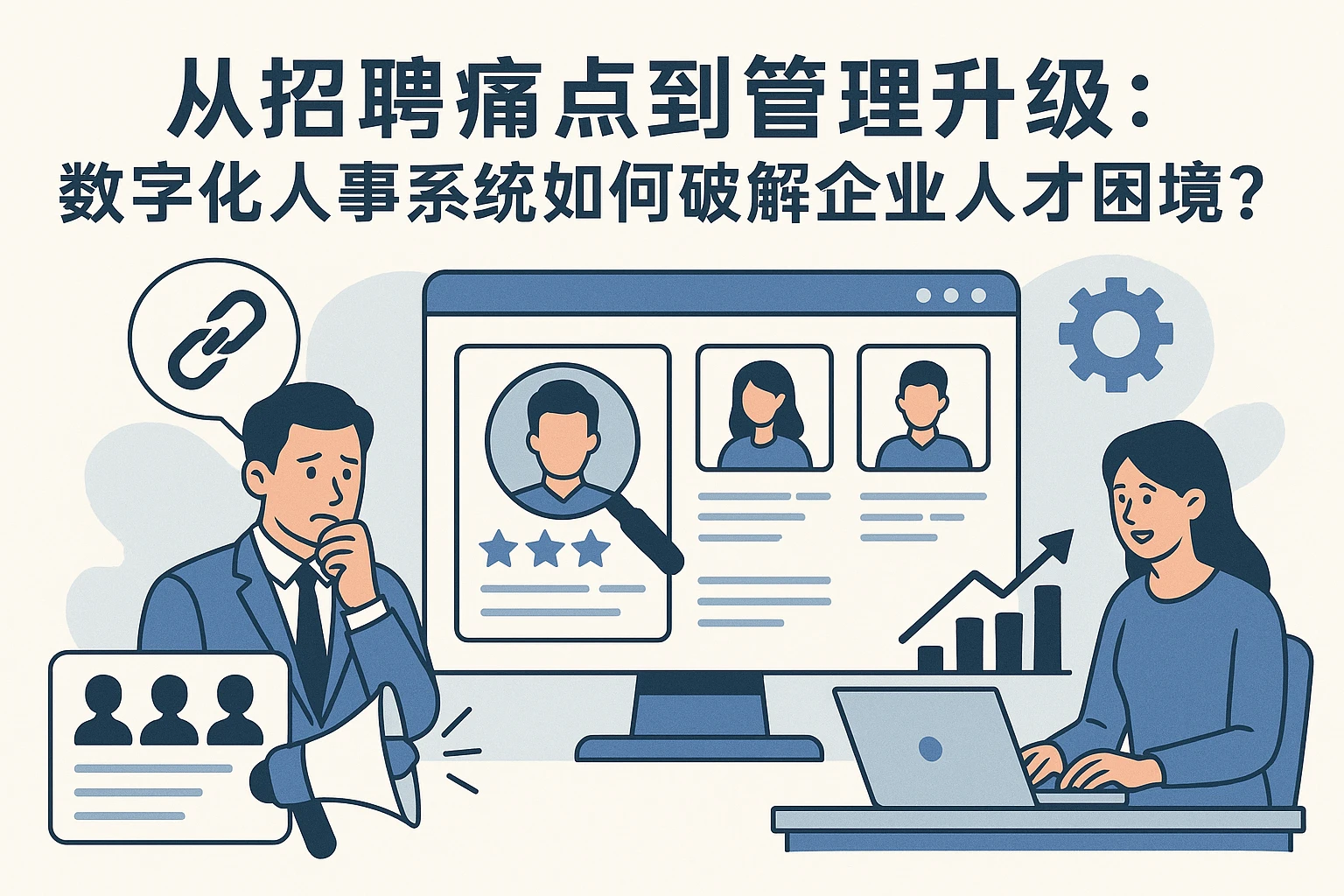 从招聘痛点到管理升级：数字化人事系统如何破解企业人才困境？