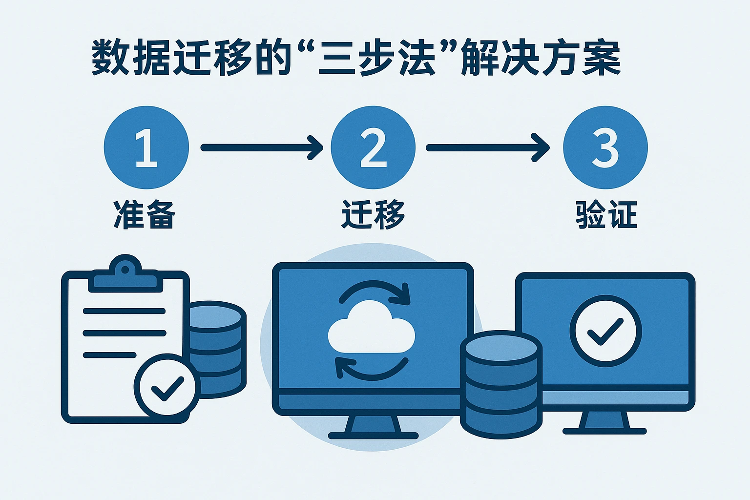 2. 数据迁移的“三步法”解决方案