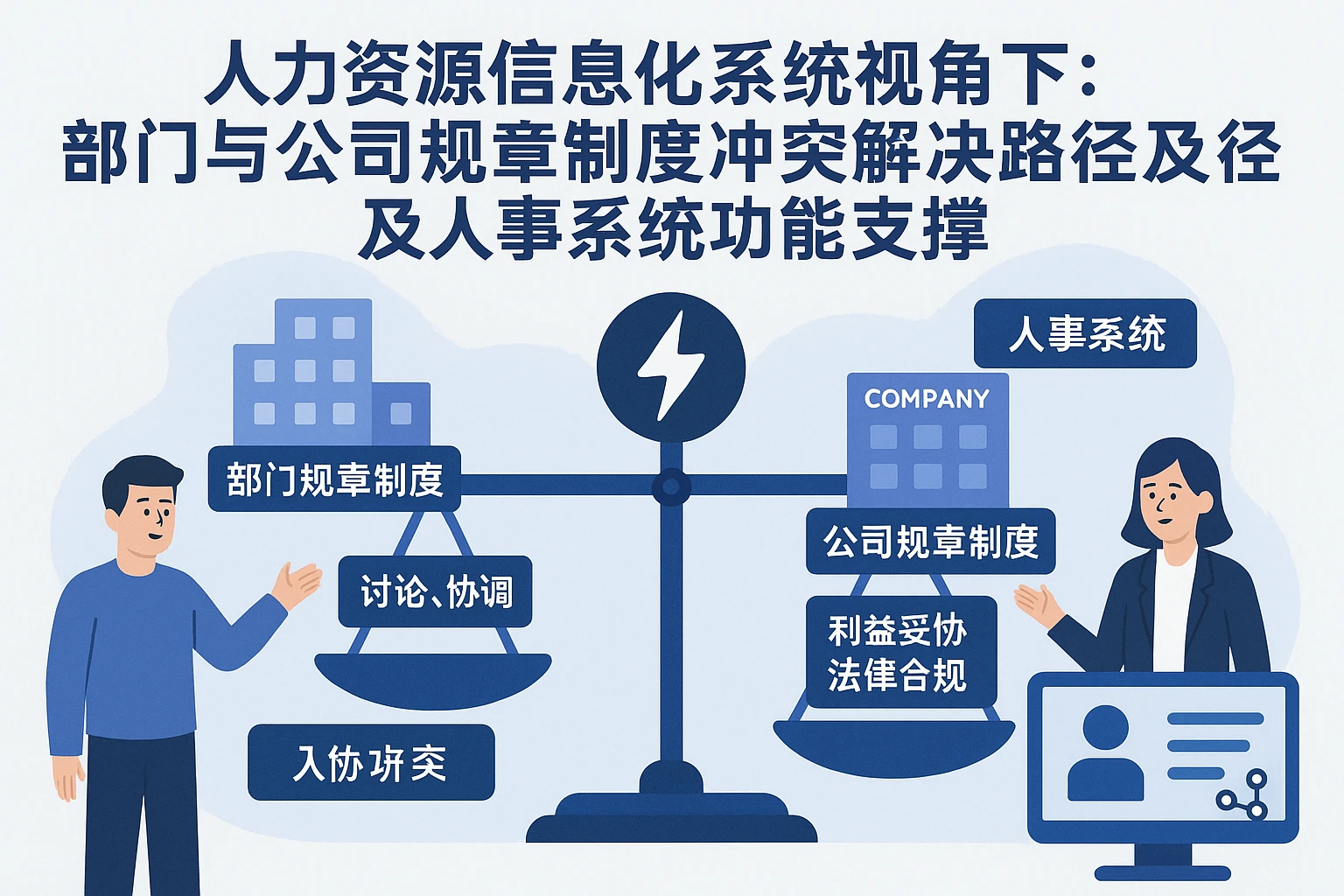 人力资源信息化系统视角下：部门与公司规章制度冲突解决路径及人事系统功能支撑