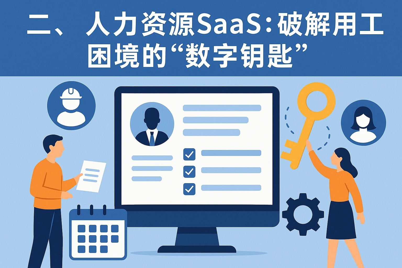 二、人力资源SaaS：破解用工困境的“数字钥匙”