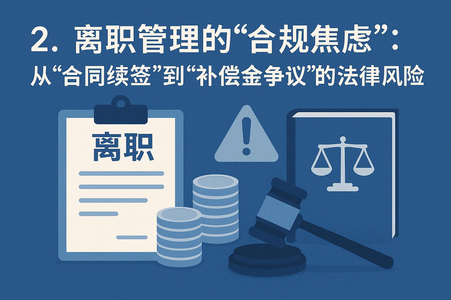 2. 离职管理的“合规焦虑”：从“合同续签”到“补偿金争议”的法律风险