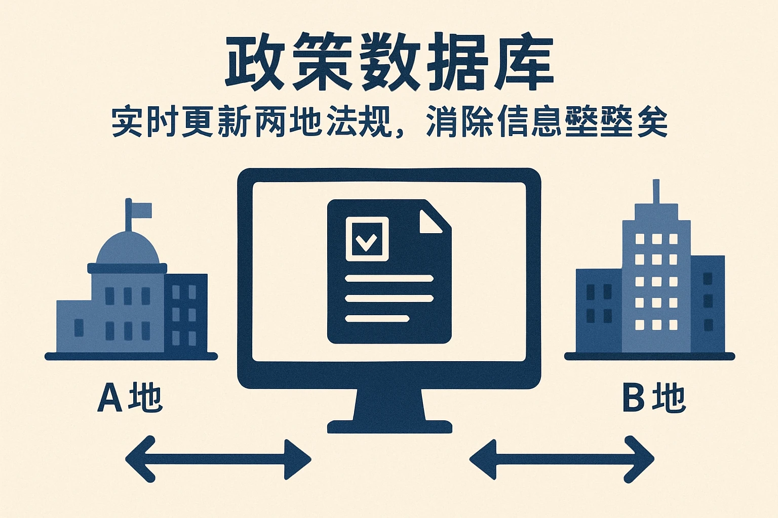 1. 政策数据库：实时更新两地法规，消除信息壁垒