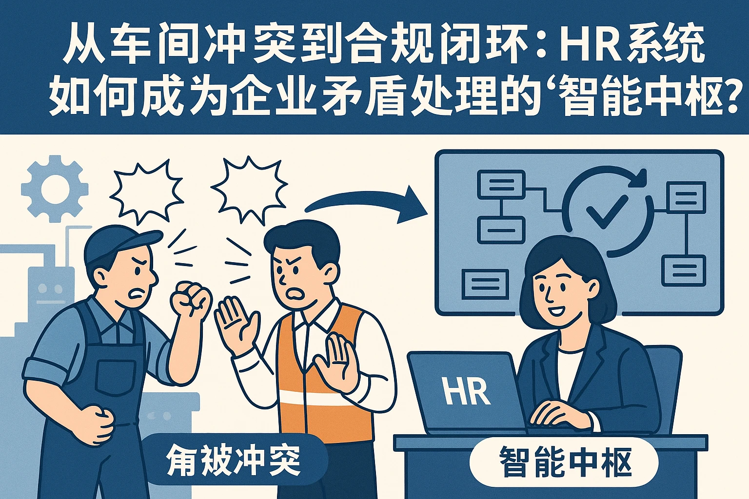 从车间冲突到合规闭环：HR系统如何成为企业矛盾处理的“智能中枢”？