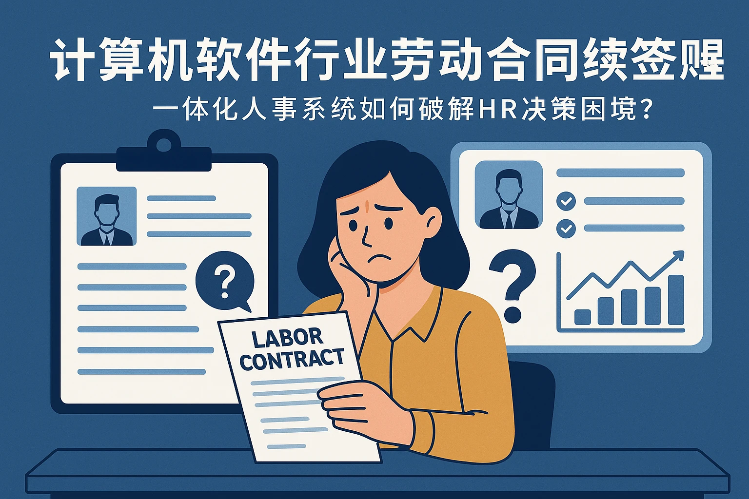 计算机软件行业劳动合同续签难题：一体化人事系统如何破解HR决策困境？