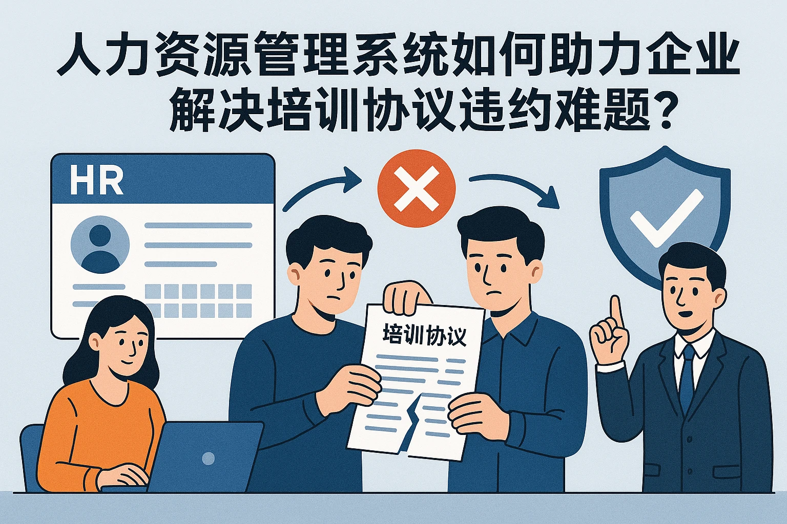 人力资源管理系统如何助力企业解决培训协议违约难题？