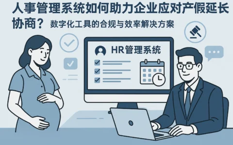 人事管理系统如何助力企业应对产假延长协商？数字化工具的合规与效率解决方案