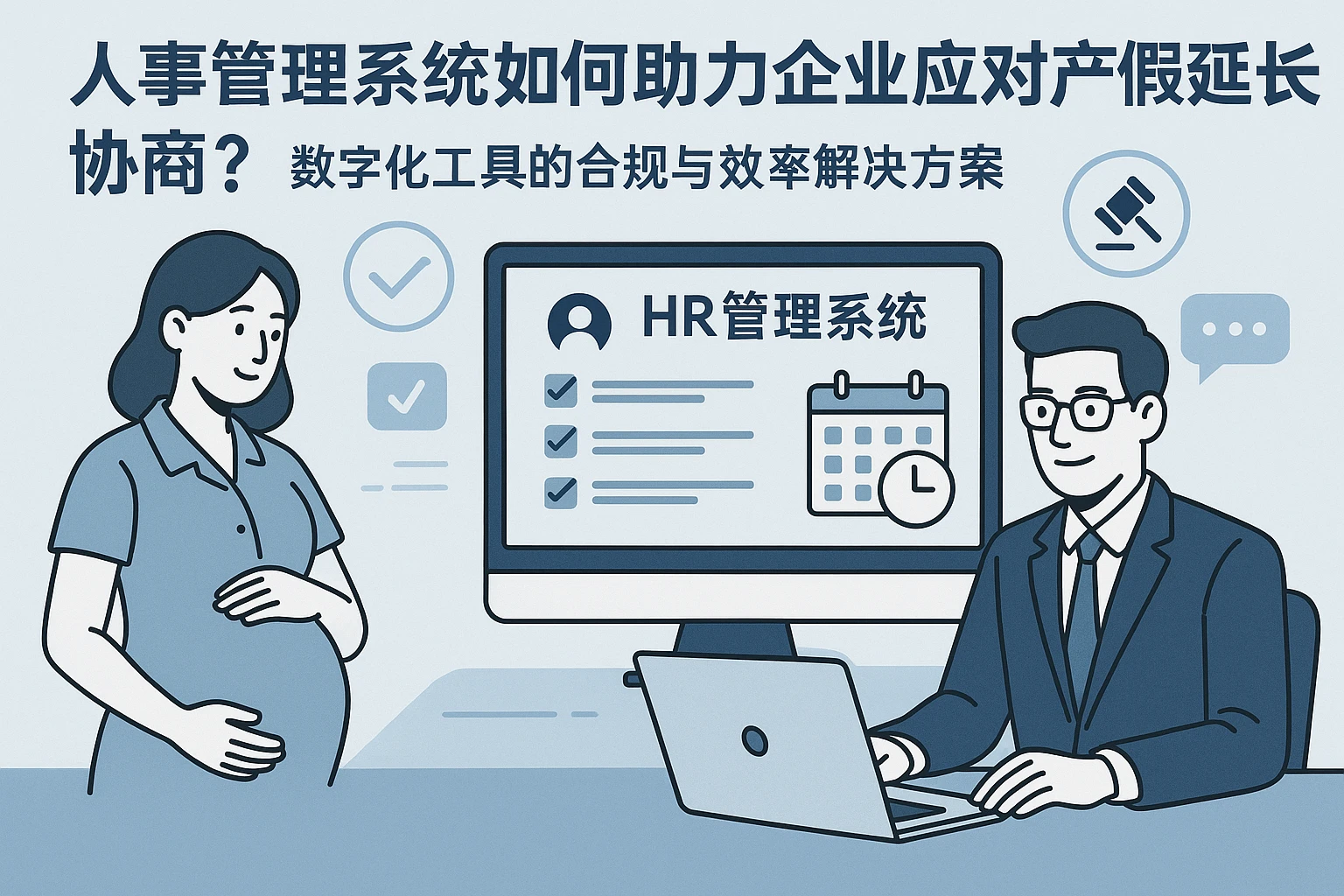 人事管理系统如何助力企业应对产假延长协商？数字化工具的合规与效率解决方案