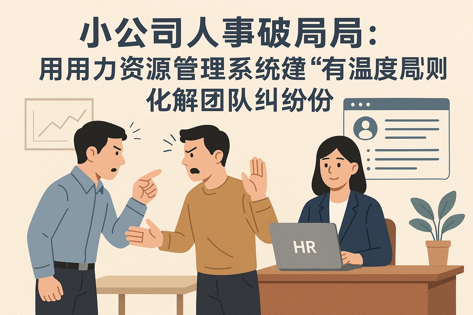 小公司人事破局：用人力资源管理系统搭建“有温度的规则”，化解团队纠纷