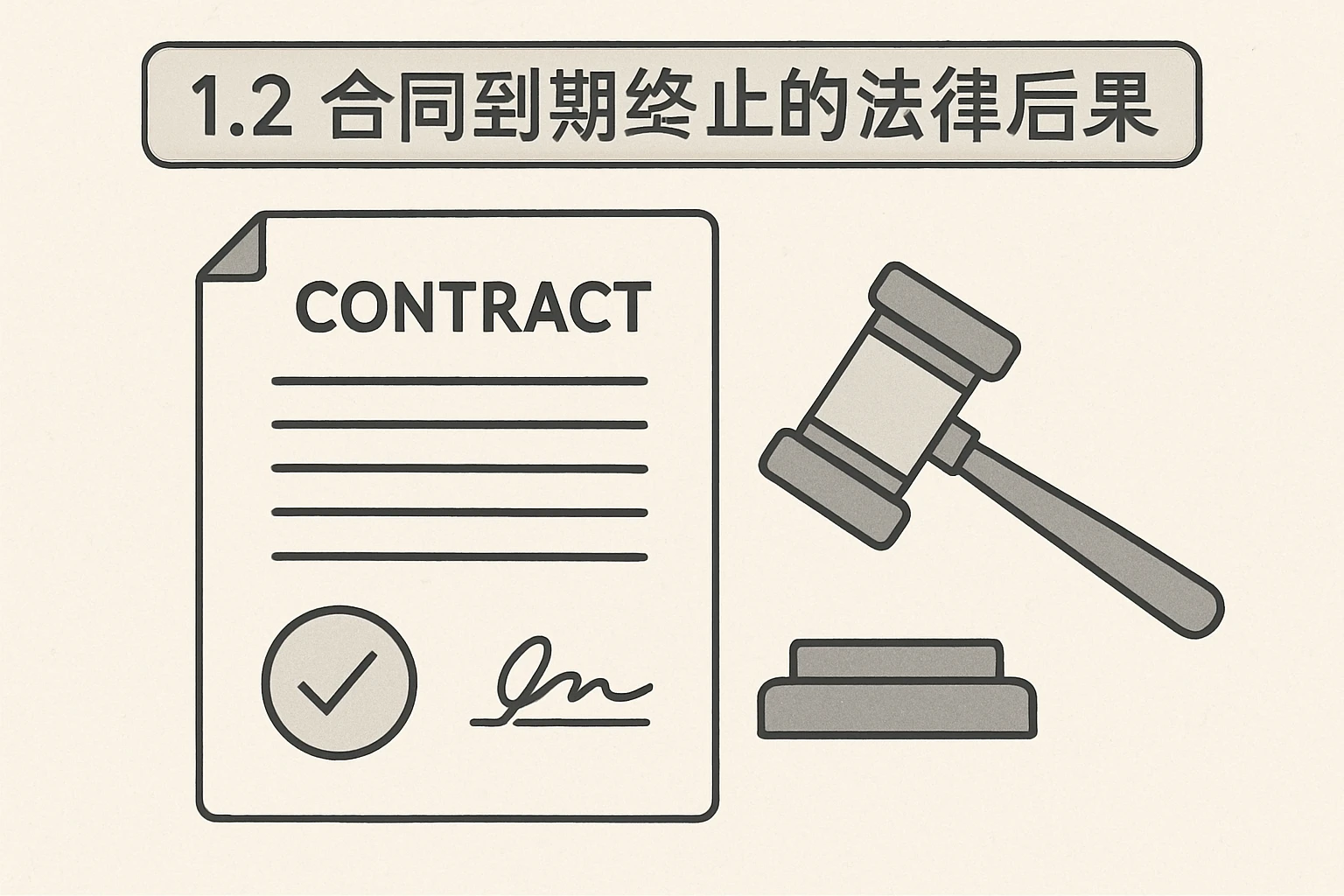 1.2 合同到期终止的法律后果