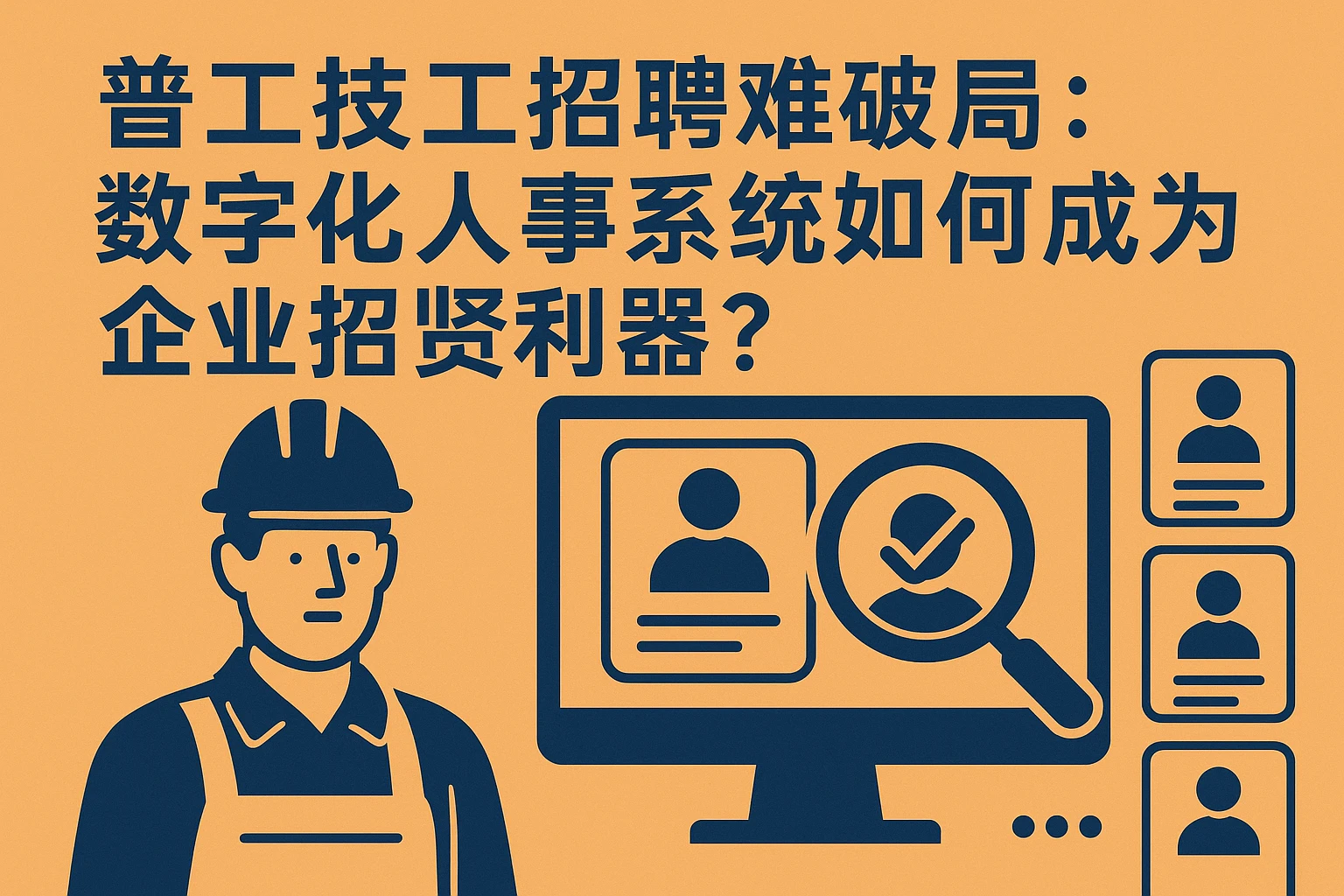 普工技工招聘难破局：数字化人事系统如何成为企业招贤利器？