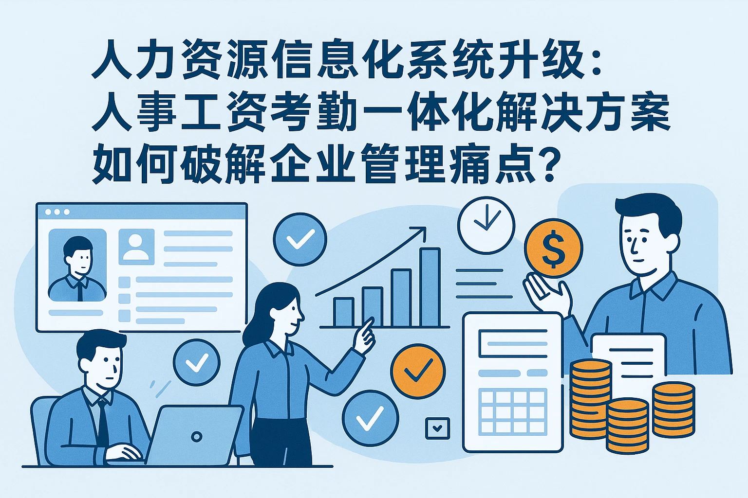 人力资源信息化系统升级：人事工资考勤一体化解决方案如何破解企业管理痛点？