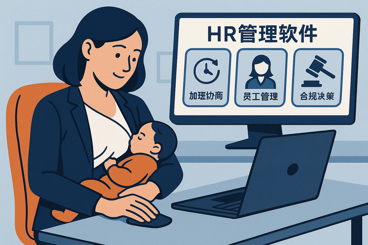 HR管理软件助力哺乳期员工管理：从加班协商到合规决策的全流程解决方案