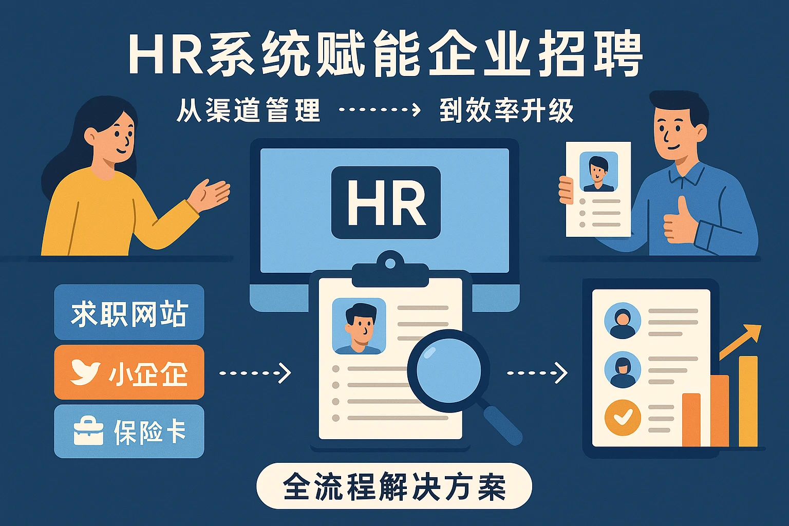 HR系统赋能企业招聘：从渠道管理到效率升级的全流程解决方案