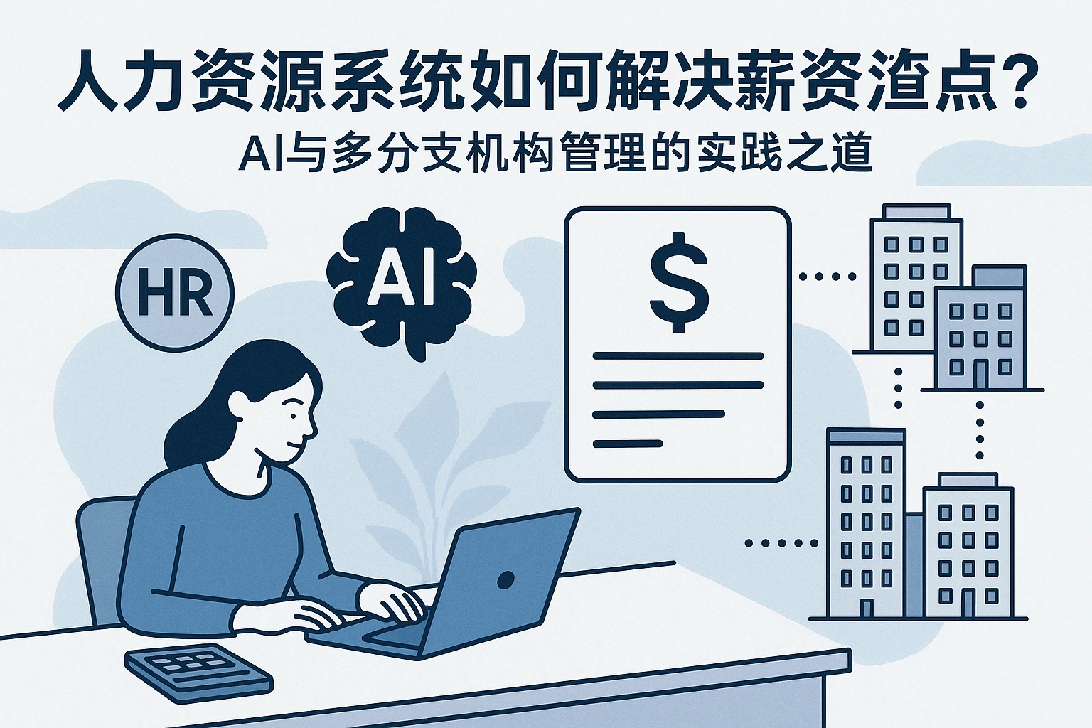 人力资源系统如何解决薪资计算痛点？AI与多分支机构管理的实践之道