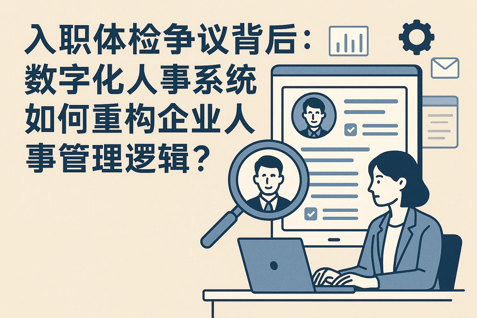 入职体检争议背后：数字化人事系统如何重构企业人事管理逻辑？