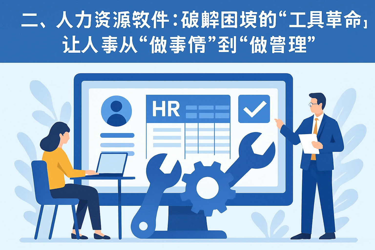 二、人力资源软件：破解困境的“工具革命”，让人事从“做事情”到“做管理”