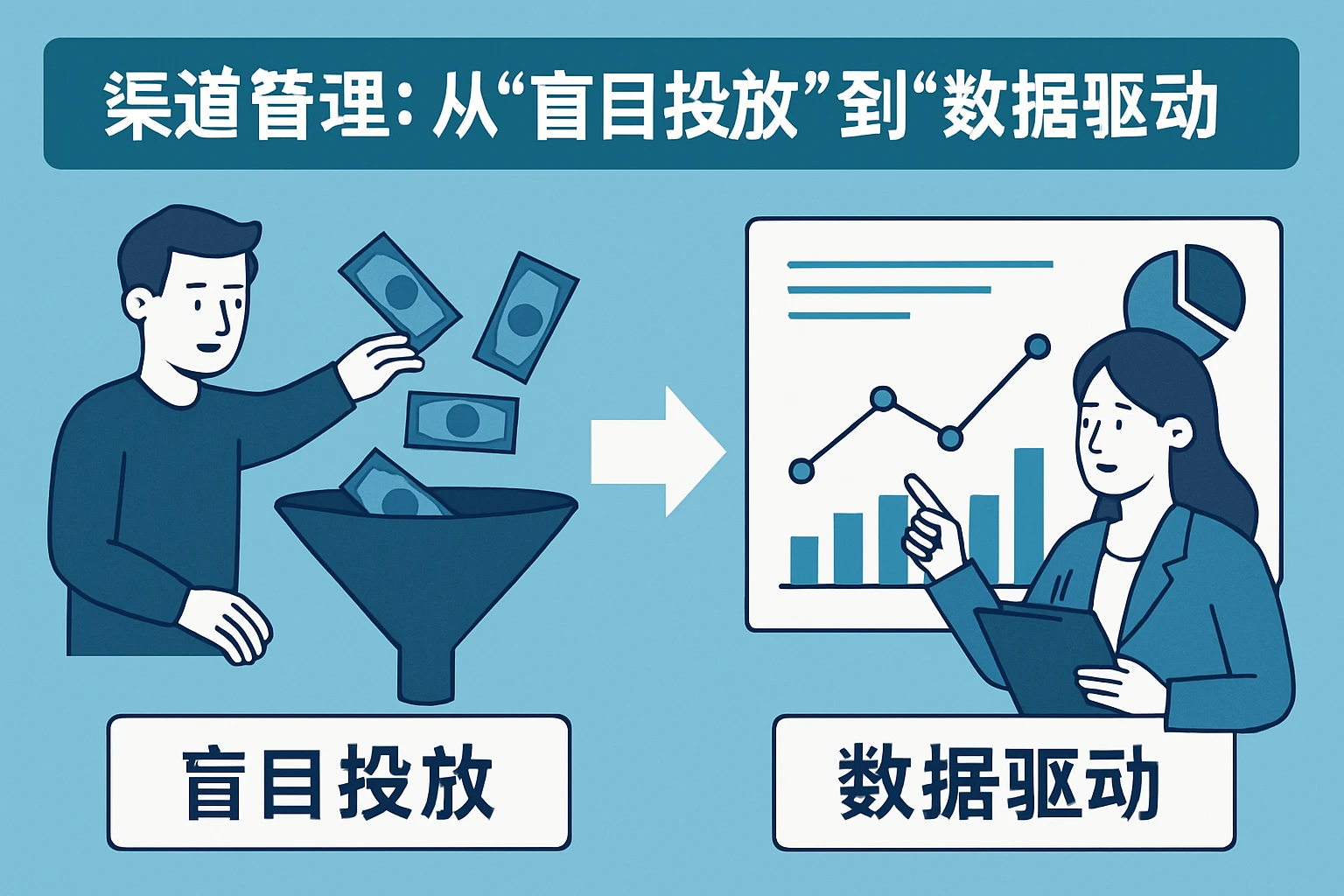 2. 渠道管理：从“盲目投放”到“数据驱动”