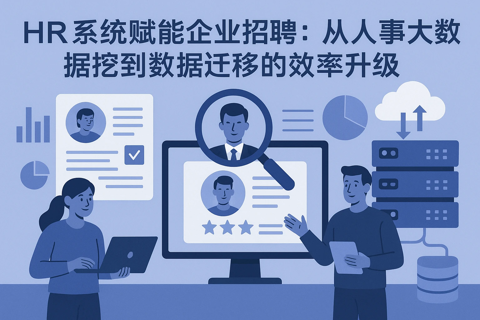 HR系统赋能企业招聘：从人事大数据挖掘到数据迁移的效率升级