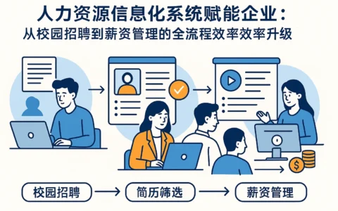 人力资源信息化系统赋能企业:从校园招聘到薪资管理的全流程效率升级