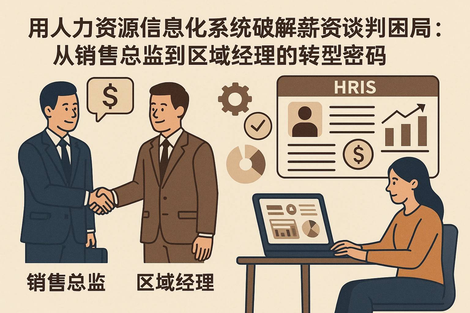 用人力资源信息化系统破解薪资谈判困局：从销售总监到区域经理的转型密码