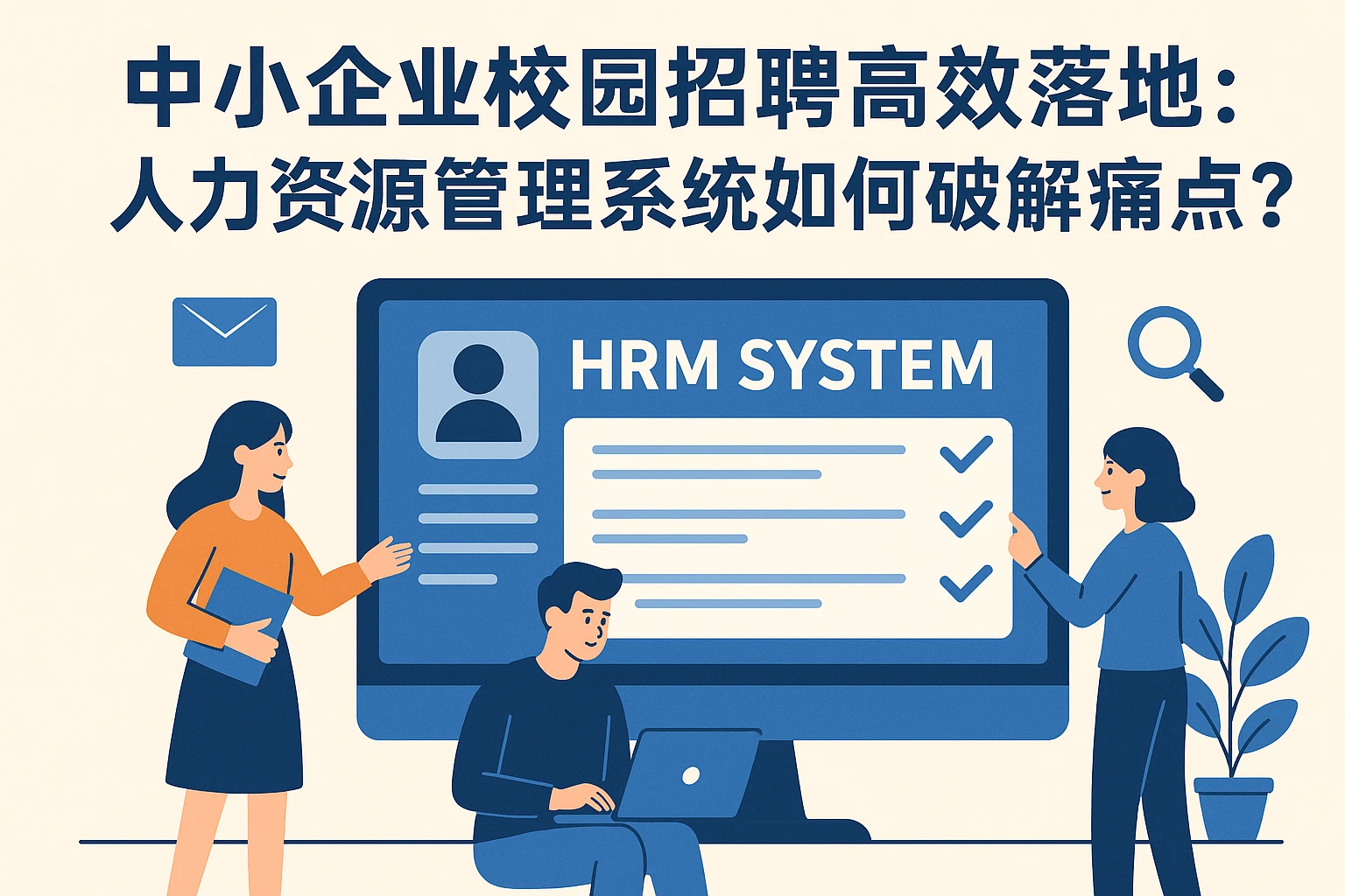 中小企业校园招聘高效落地：人力资源管理系统如何破解痛点？