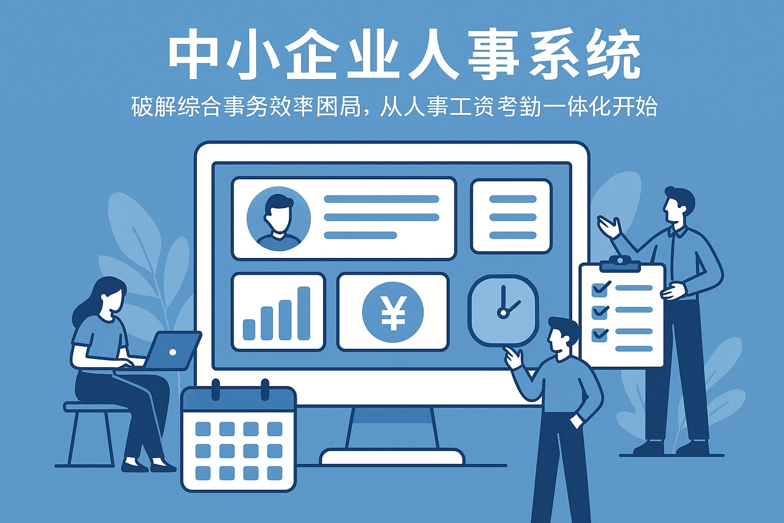中小企业人事系统：破解综合事务效率困局，从人事工资考勤一体化开始