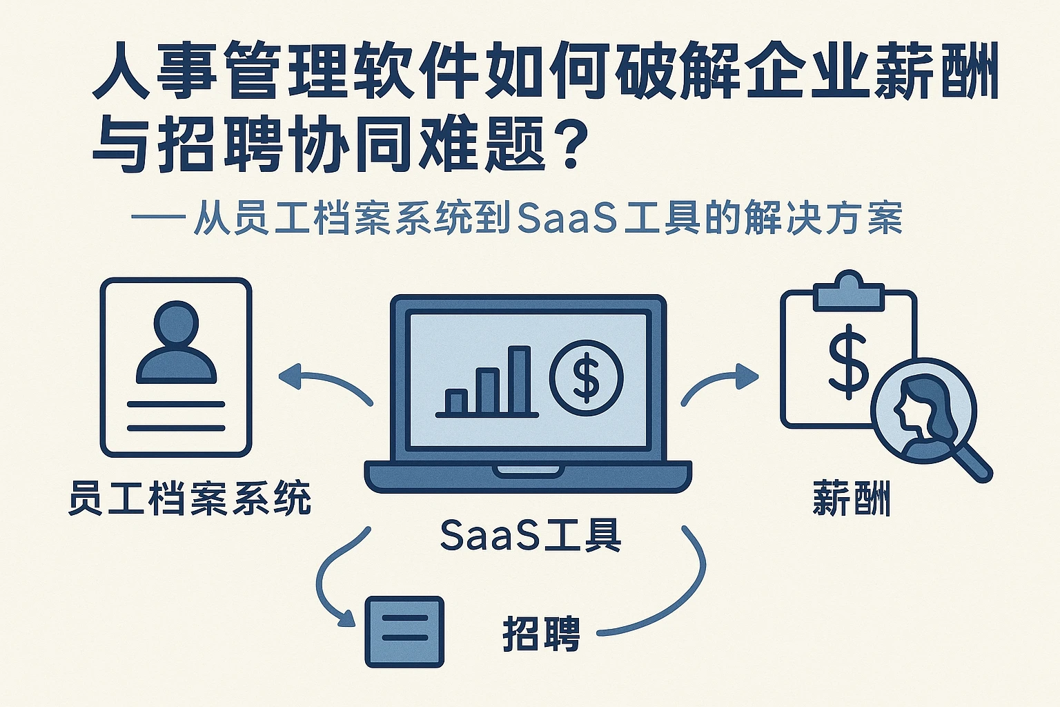 人事管理软件如何破解企业薪酬与招聘协同难题？——从员工档案系统到SaaS工具的解决方案