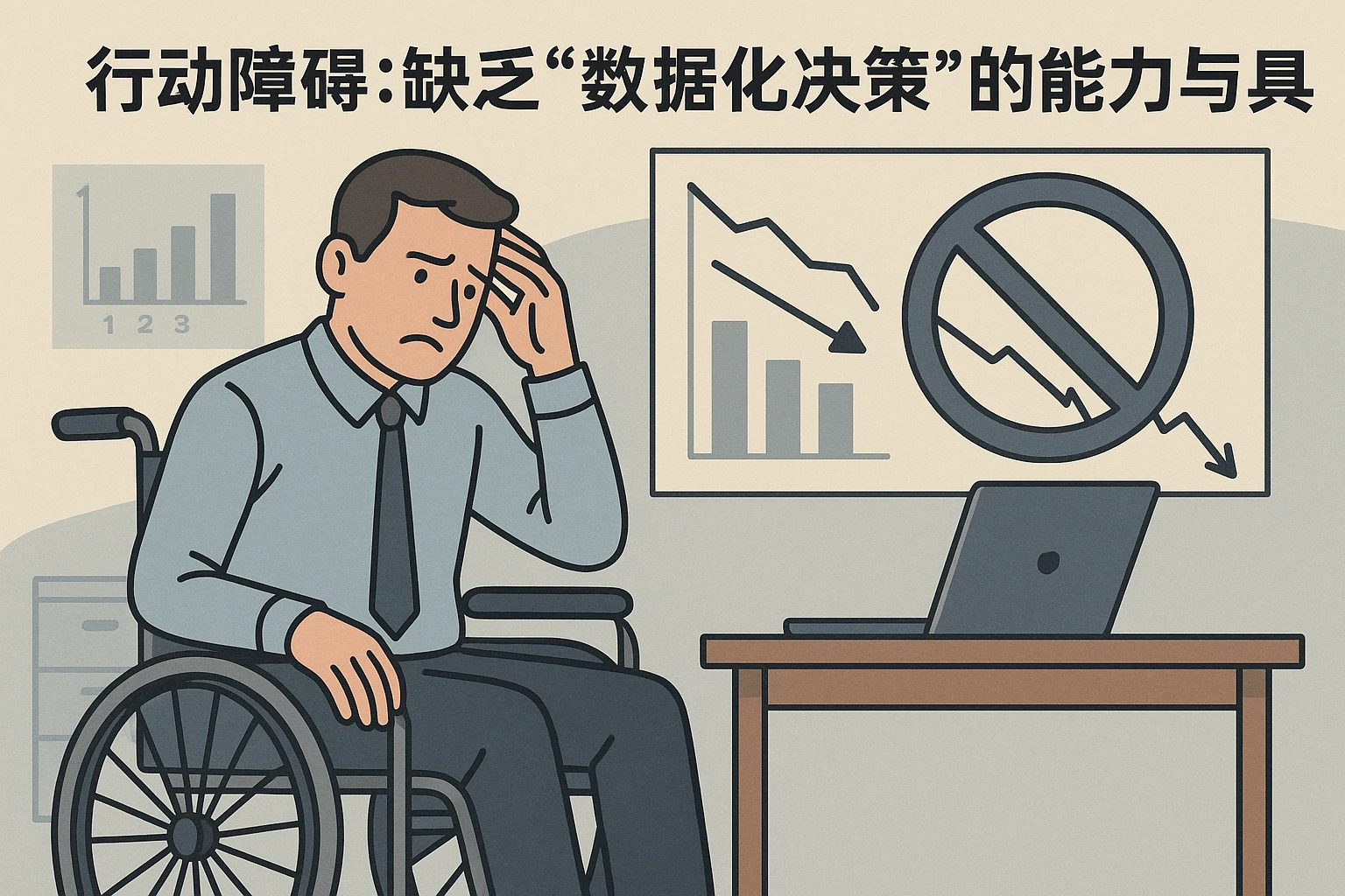 2. 行动障碍：缺乏“数据化决策”的能力与工具