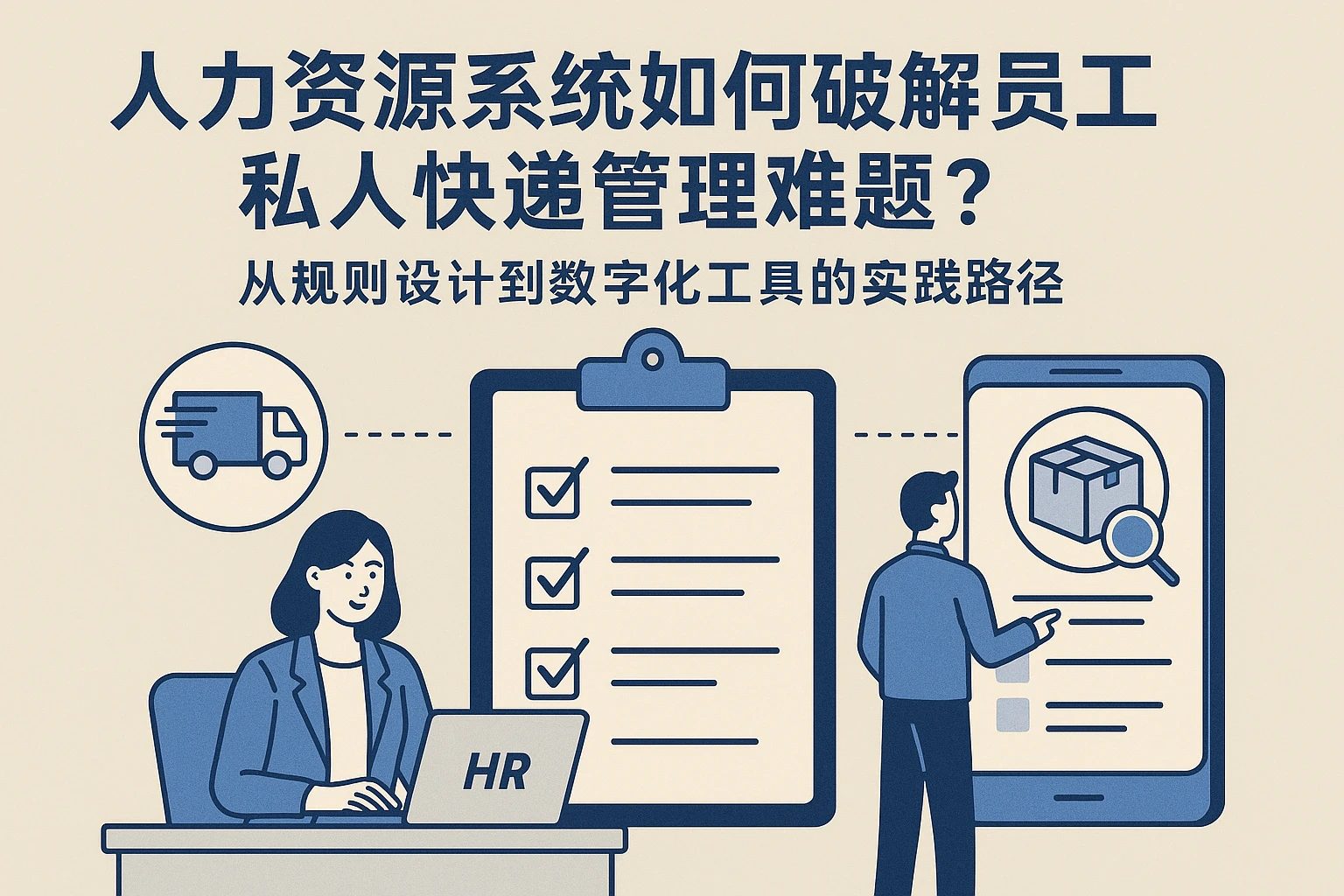 人力资源系统如何破解员工私人快递管理难题？从规则设计到数字化工具的实践路径