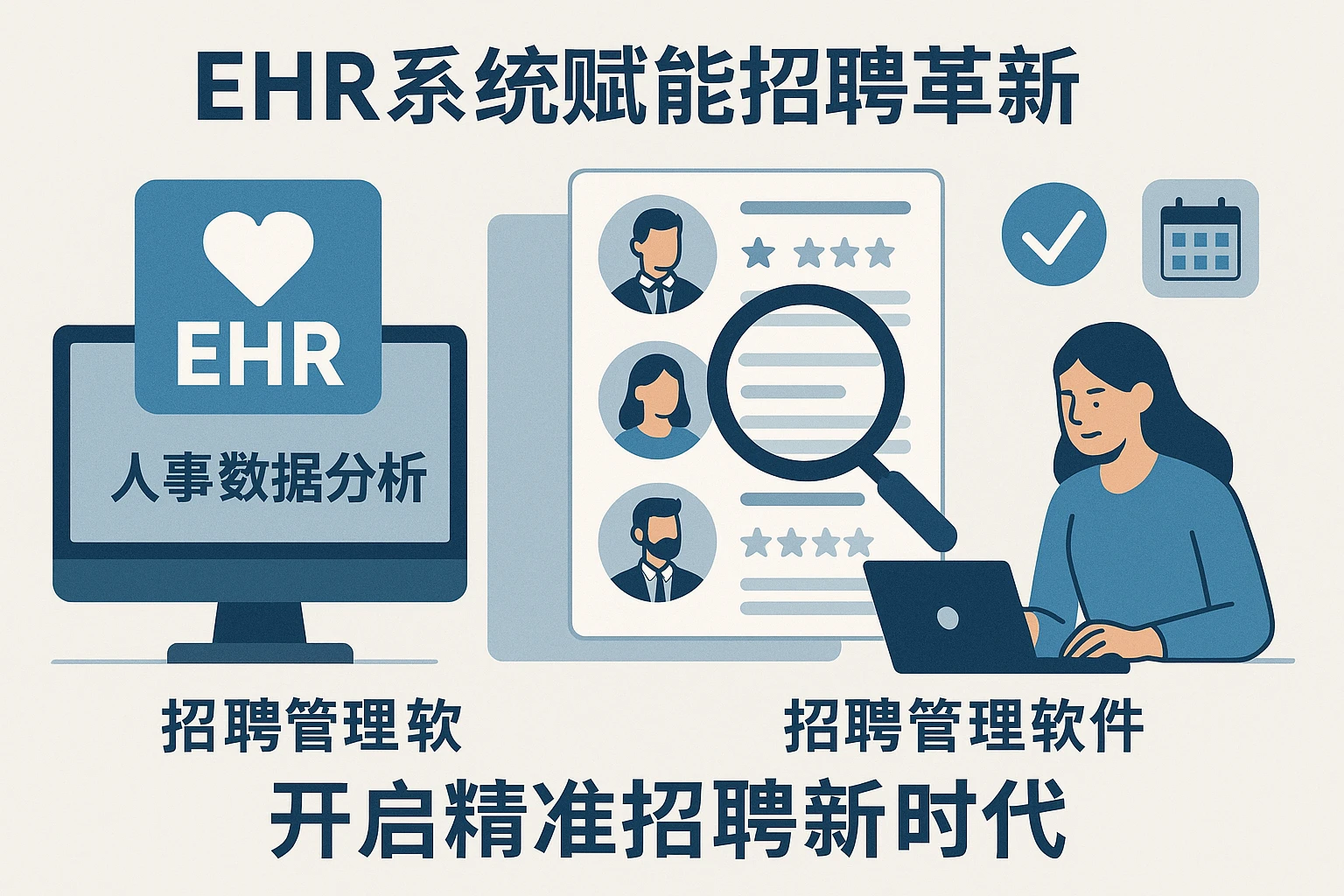 EHR系统赋能招聘革新：用人事数据分析与招聘管理软件开启精准招聘新时代