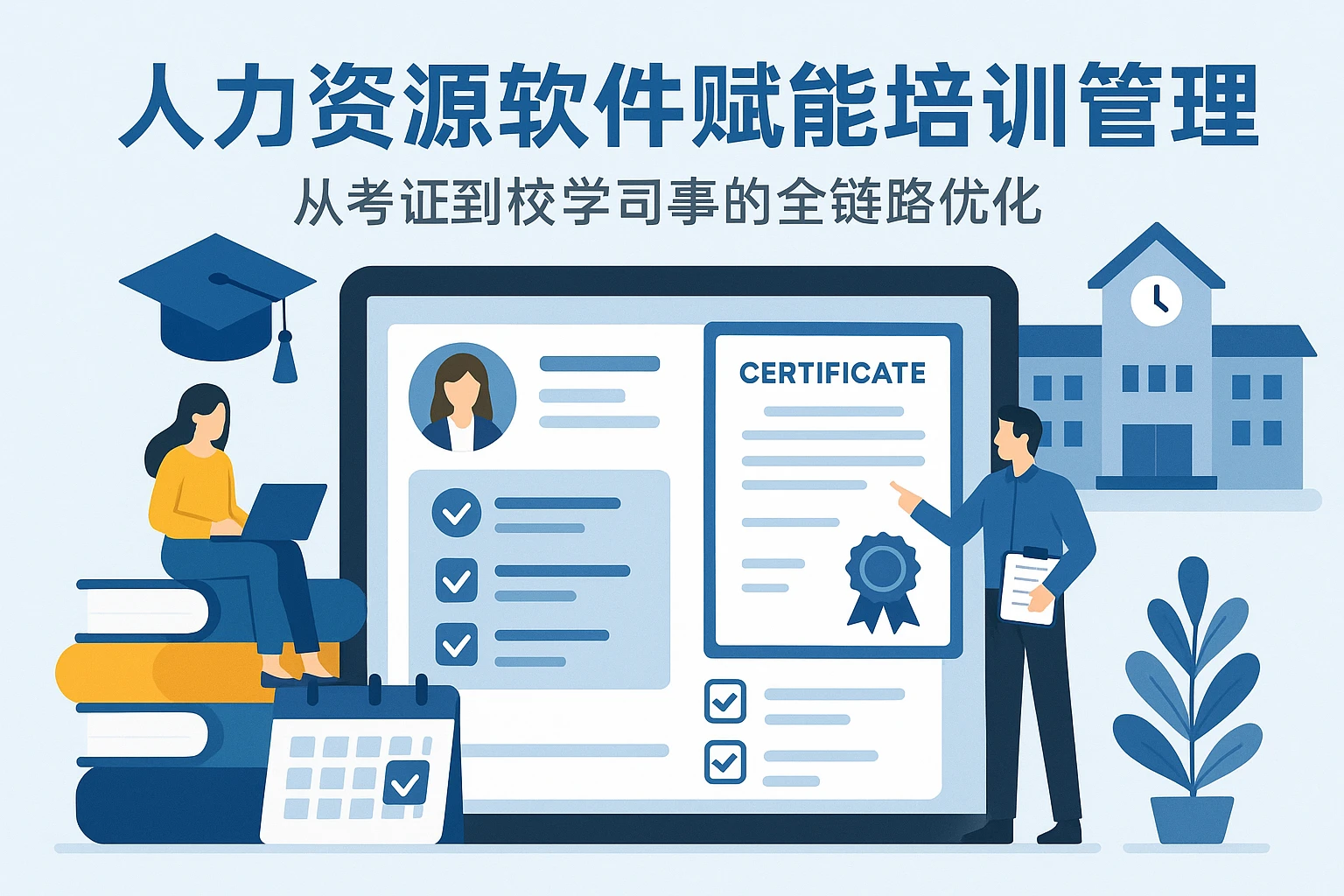 人力资源软件赋能培训管理：从考证到学校人事的全链路优化