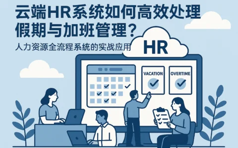 云端HR系统如何高效处理假期与加班管理？人力资源全流程系统的实战应用