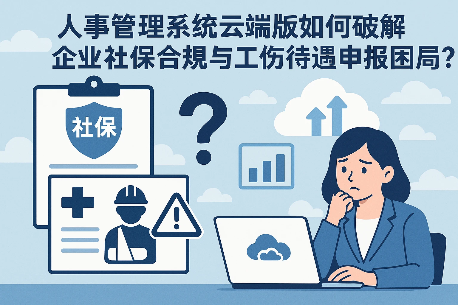 人事管理系统云端版如何破解企业社保合规与工伤待遇申报困局？