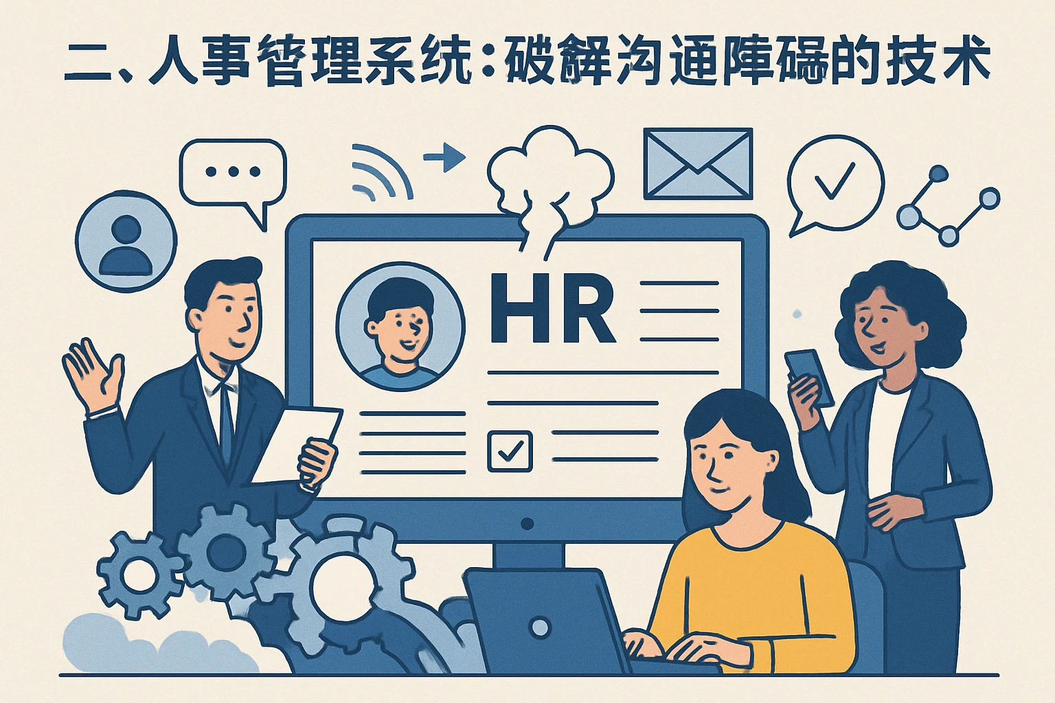 二、人事管理系统：破解沟通障碍的技术引擎