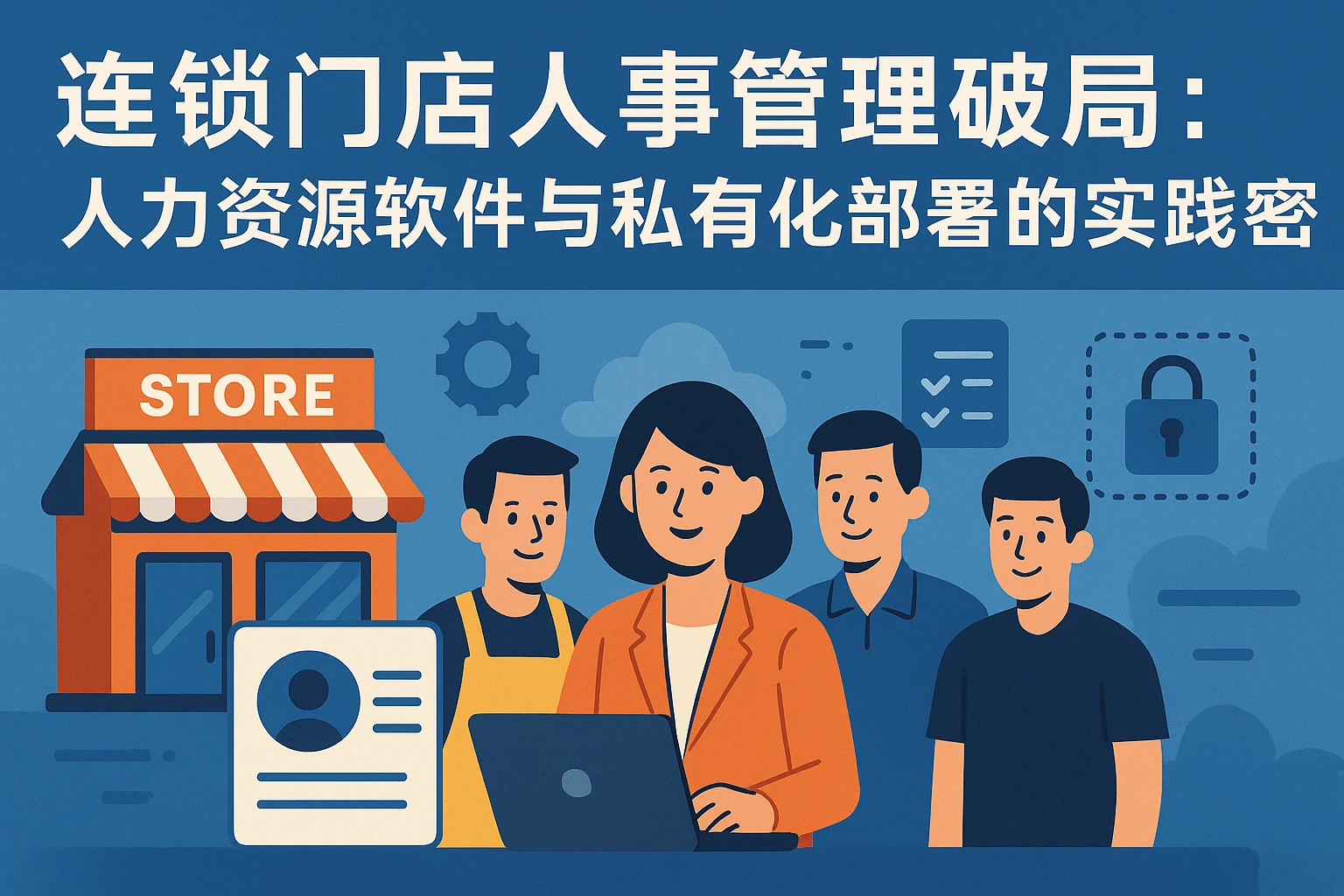 连锁门店人事管理破局：人力资源软件与私有化部署的实践密码