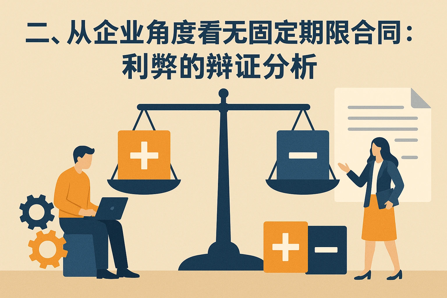二、从企业角度看无固定期限合同：利弊的辩证分析