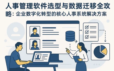 人事管理软件选型与数据迁移全攻略：企业数字化转型的核心人事系统解决方案