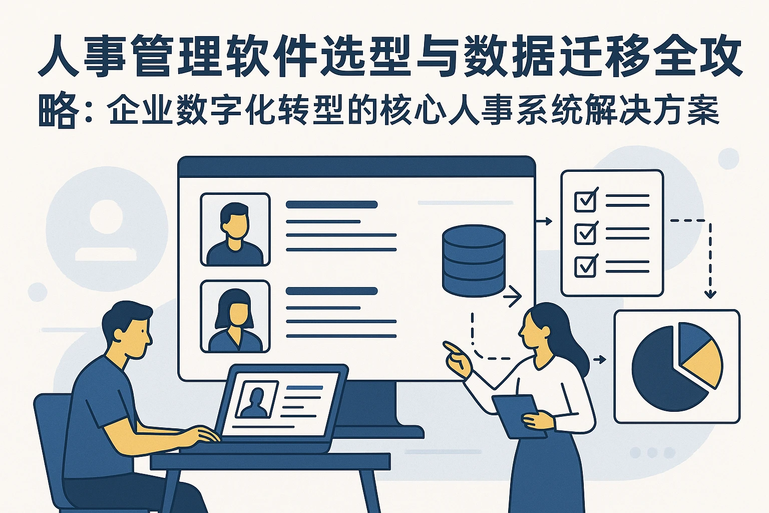 人事管理软件选型与数据迁移全攻略：企业数字化转型的核心人事系统解决方案