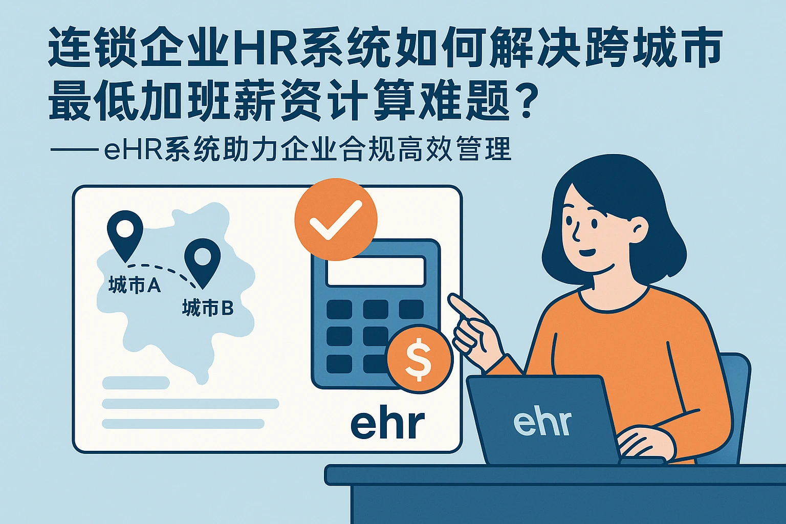 连锁企业HR系统如何解决跨城市最低加班薪资计算难题？——ehr系统助力企业合规高效管理