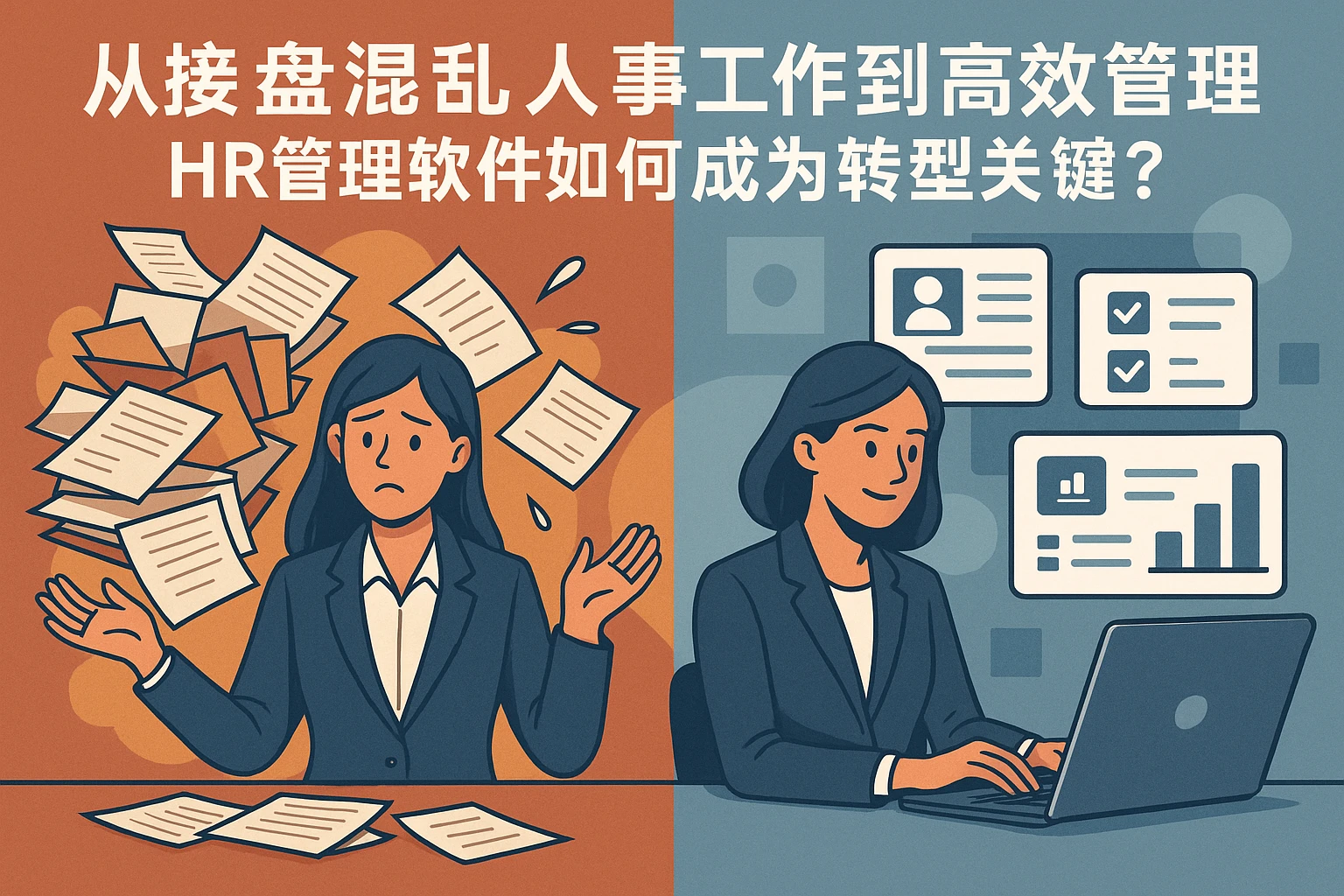 从接盘混乱人事工作到高效管理：HR管理软件如何成为转型关键？