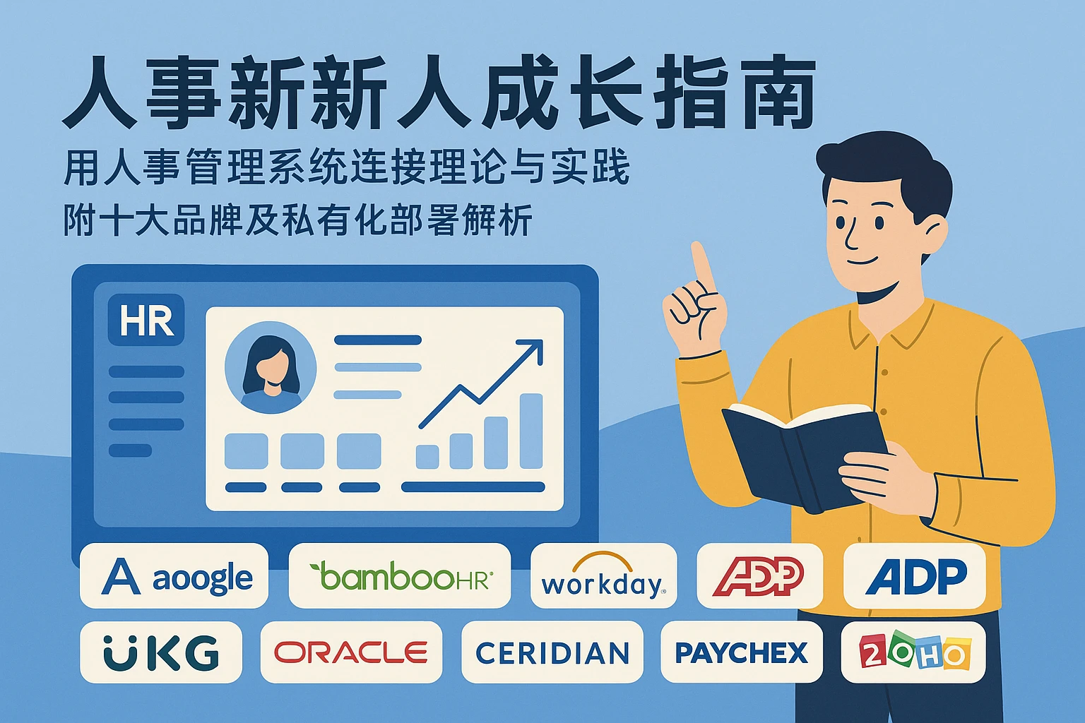 人事新人成长指南：用人事管理系统连接理论与实践，附十大品牌及私有化部署解析