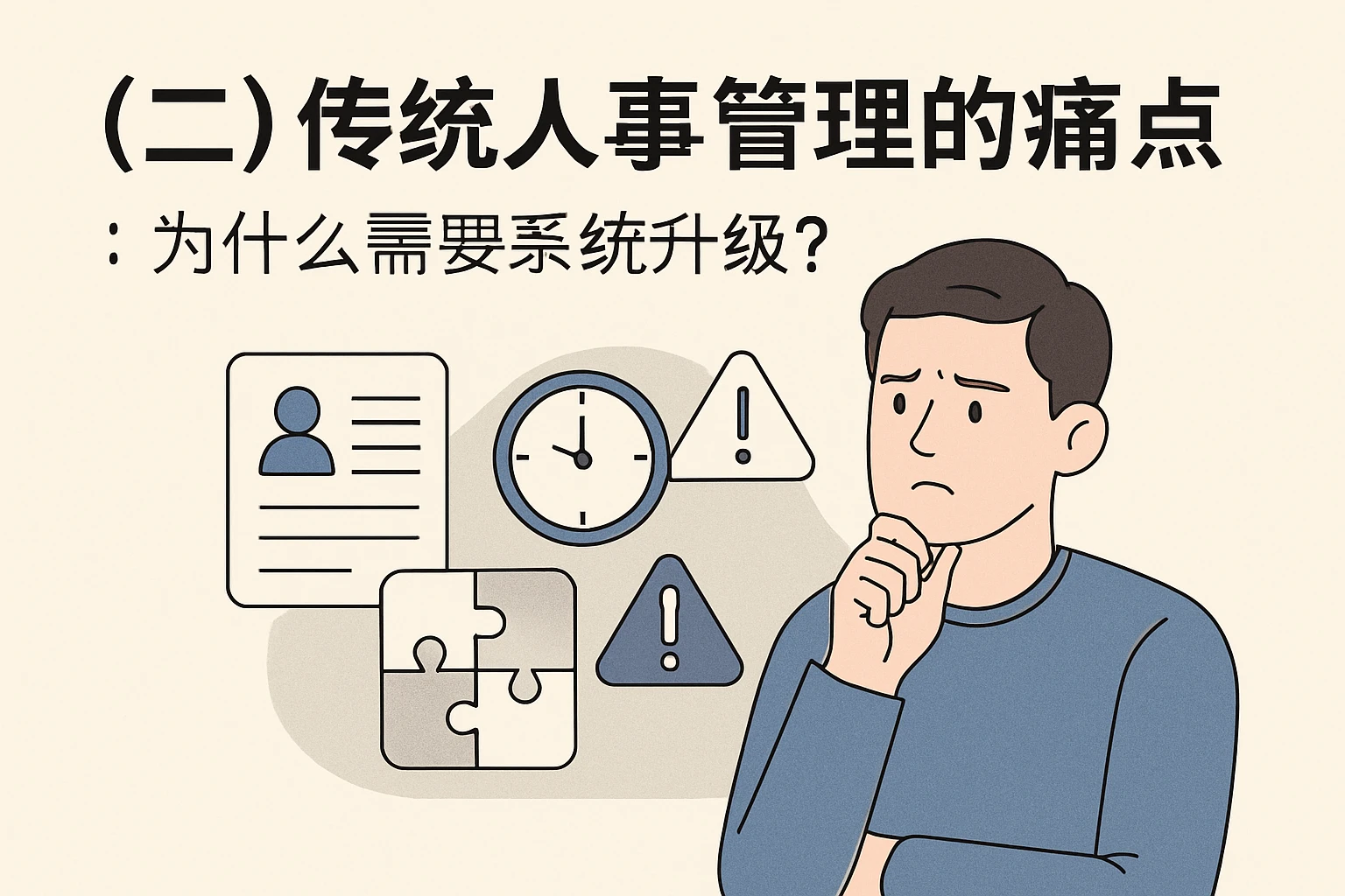 （二）传统人事管理的痛点：为什么需要系统升级？