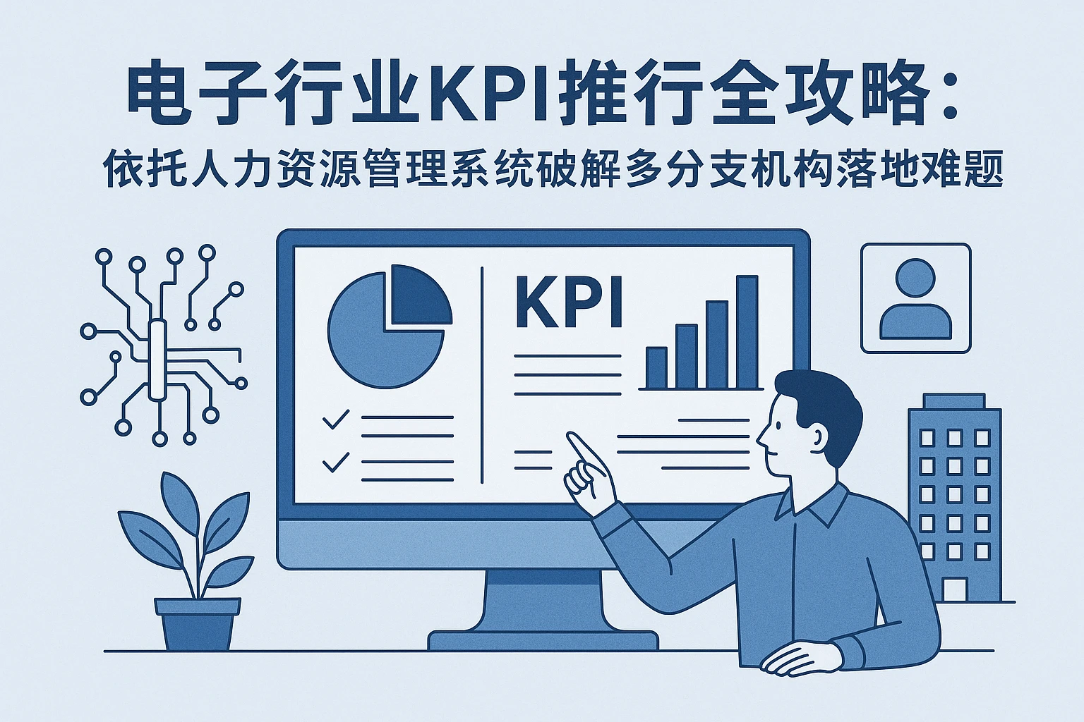 电子行业KPI推行全攻略：依托人力资源管理系统破解多分支机构落地难题
