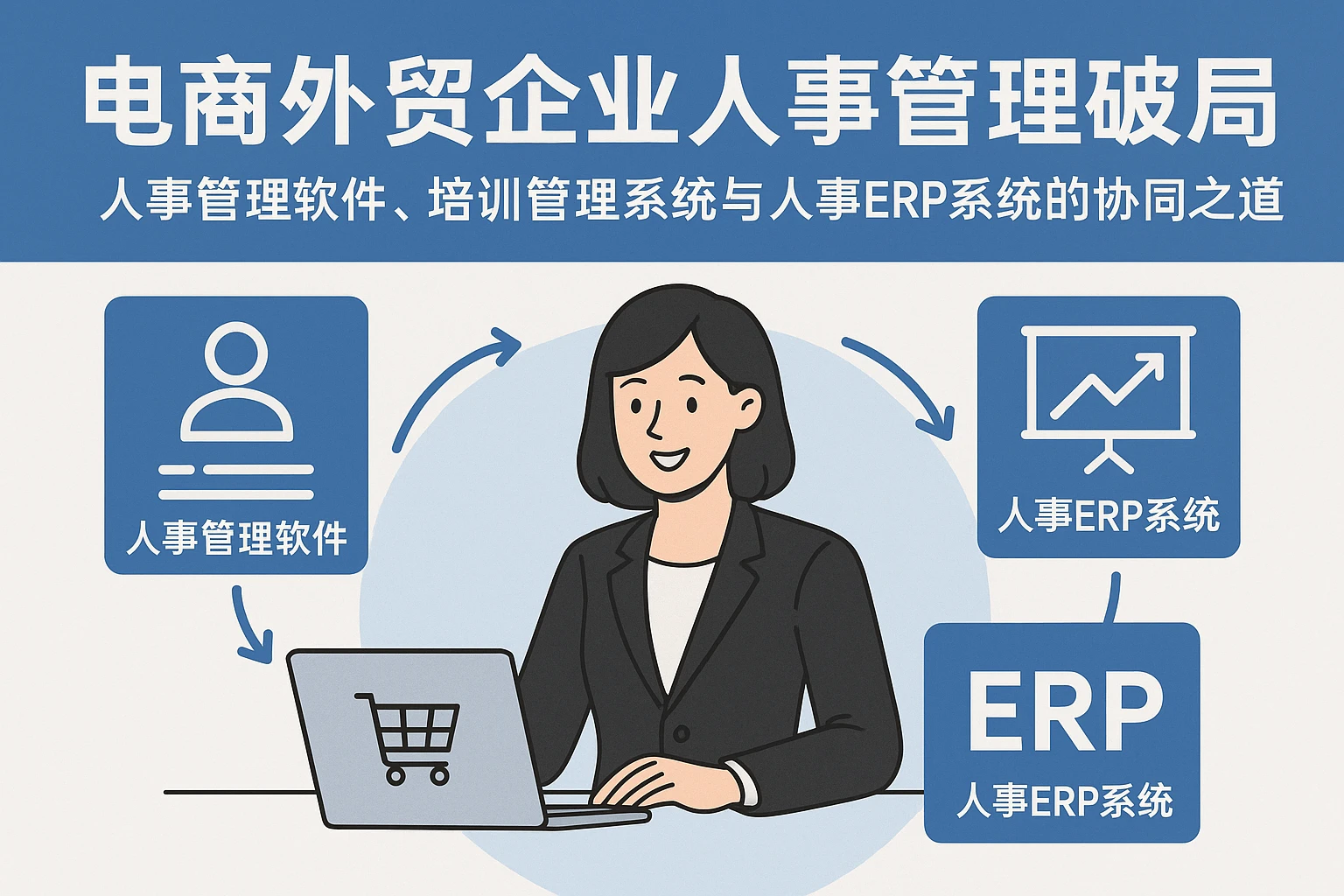 电商外贸企业人事管理破局：人事管理软件、培训管理系统与人事ERP系统的协同之道