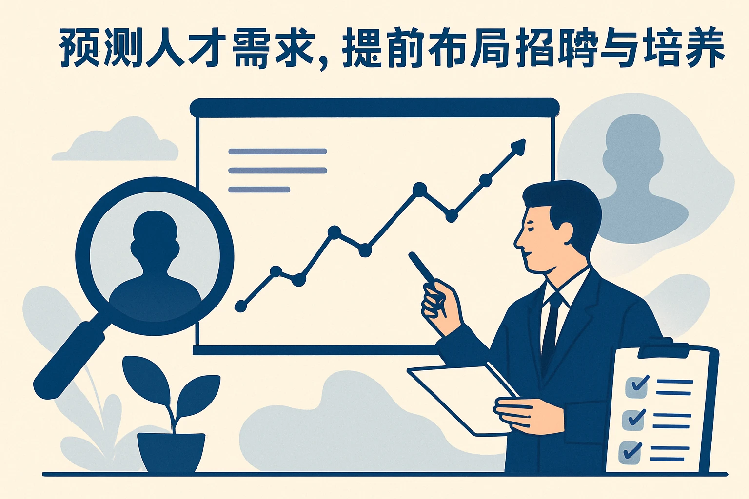 2. 预测人才需求，提前布局招聘与培养