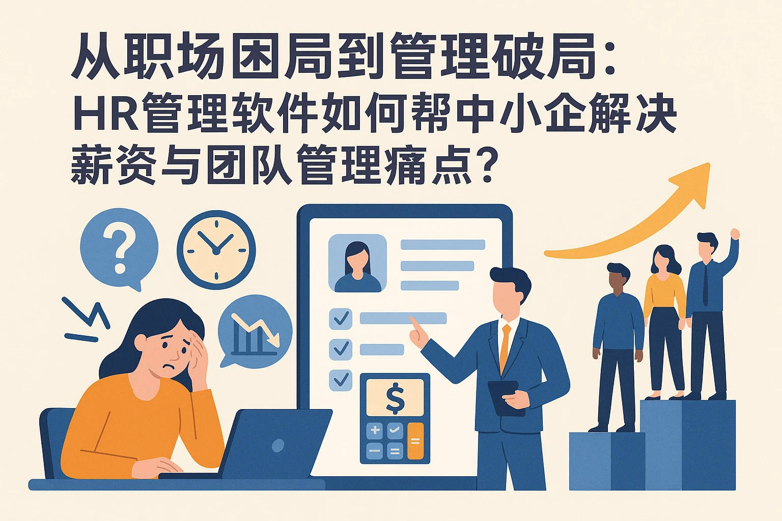 从职场困局到管理破局：HR管理软件如何帮中小企业解决薪资与团队管理痛点？