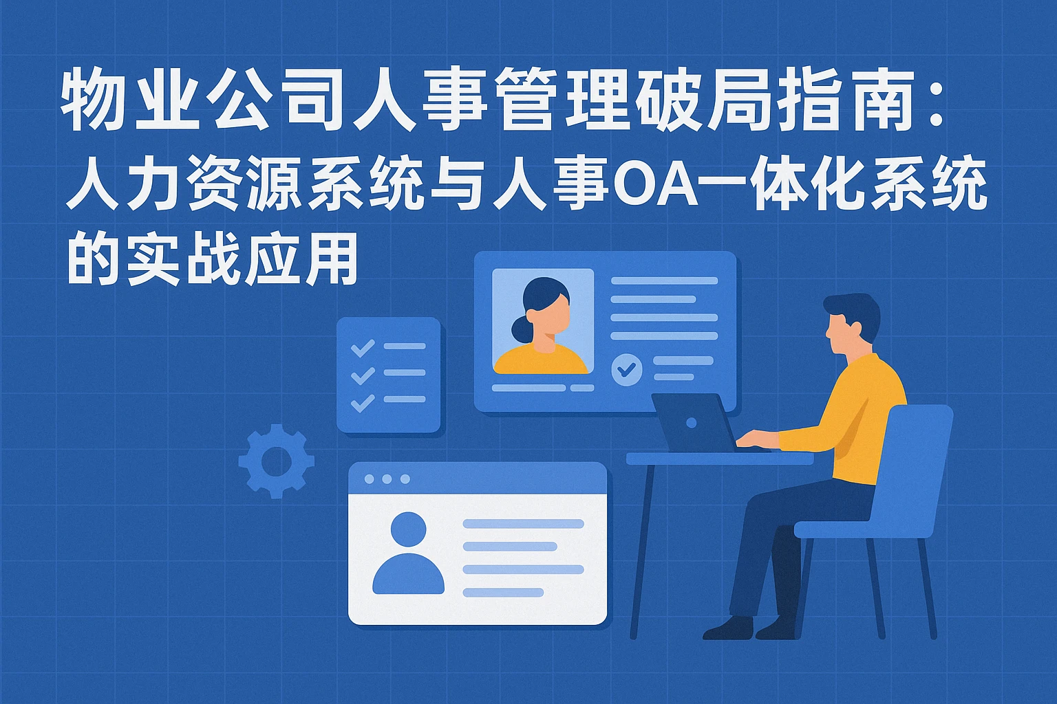 物业公司人事管理破局指南：人力资源系统与人事OA一体化系统的实战应用